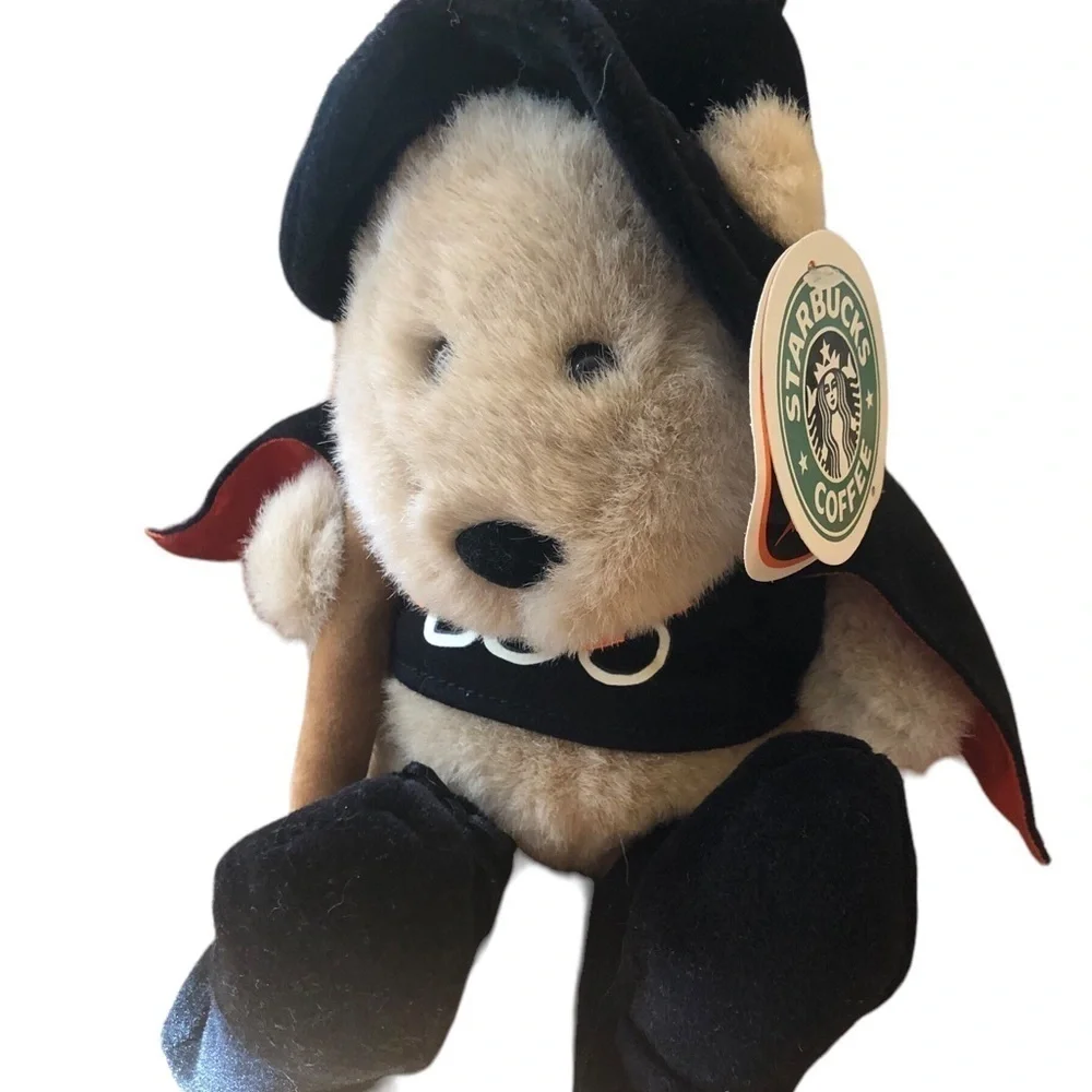 Starbucks Bearista Bear Witch Halloween Boo 2000 11th Edition Barista Plush